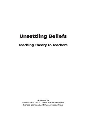 cover image of Unsettling Beliefs